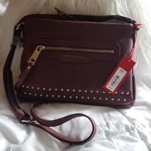 Jennifer Lopez crossbody bag-- color is maroon